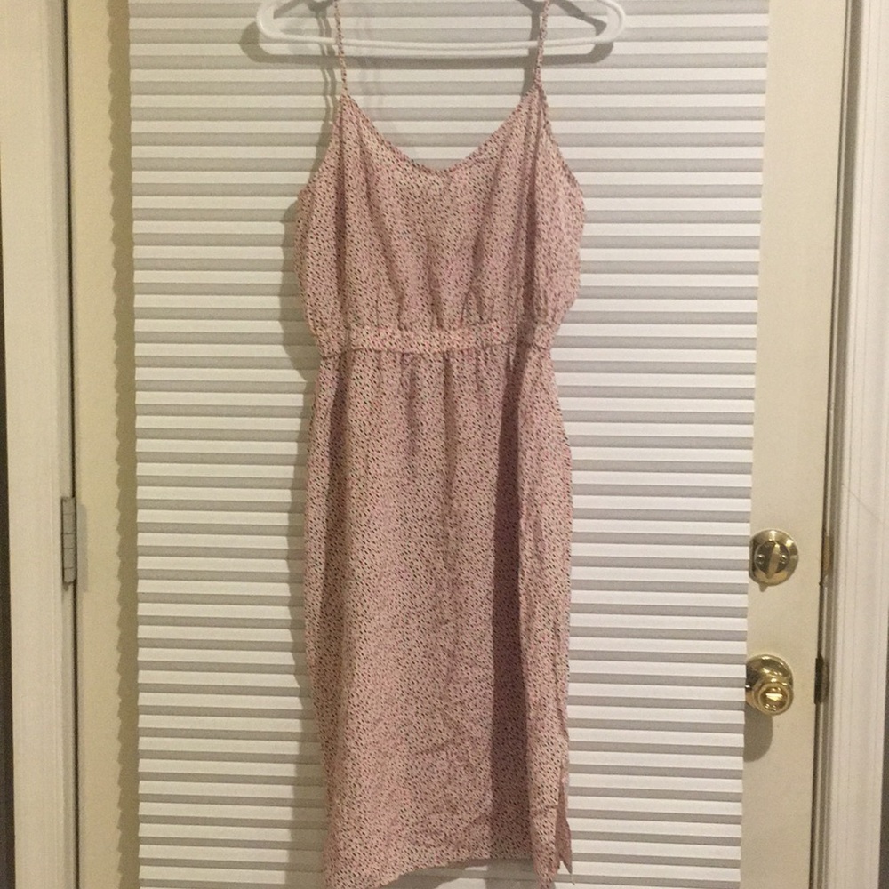 Silk spaghetti strap dress